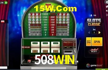 Tela de boas-vindas e lobby de jogos do aplicativo 508WIN